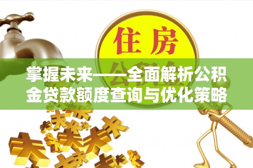 丰城掌握未来——全面解析公积金贷款额度查询与优化策略