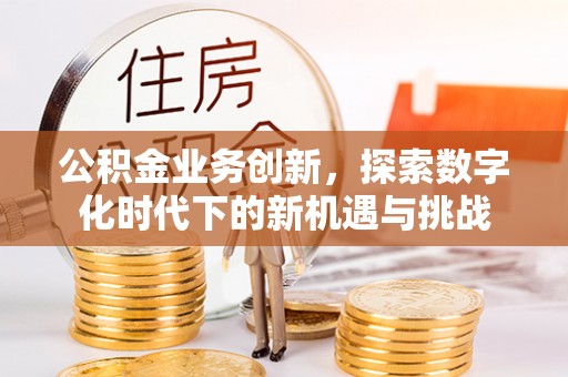 丰城公积金业务创新，探索数字化时代下的新机遇与挑战