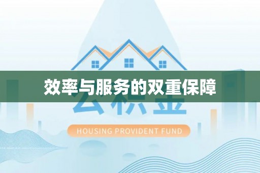 丰城效率与服务的双重保障