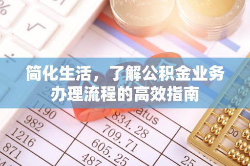 丰城简化生活，了解公积金业务办理流程的高效指南