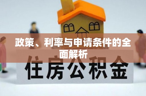 丰城政策、利率与申请条件的全面解析