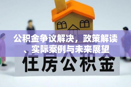 丰城公积金争议解决，政策解读、实际案例与未来展望