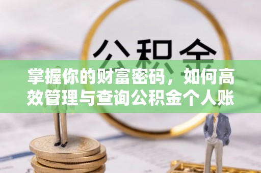 丰城掌握你的财富密码，如何高效管理与查询公积金个人账户信息