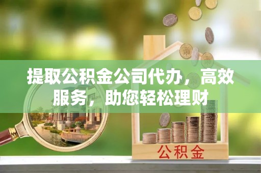 丰城提取公积金公司代办，高效服务，助您轻松理财