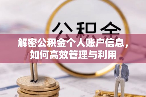 丰城解密公积金个人账户信息，如何高效管理与利用