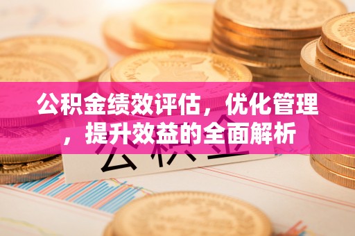 丰城公积金绩效评估，优化管理，提升效益的全面解析