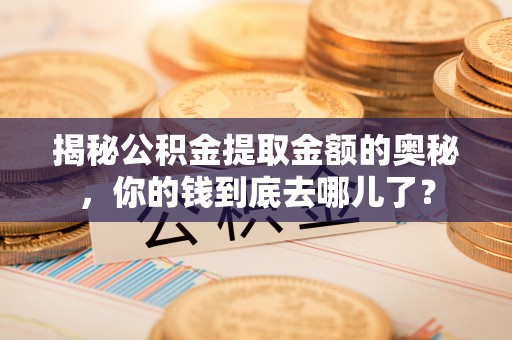 丰城揭秘公积金提取金额的奥秘，你的钱到底去哪儿了？