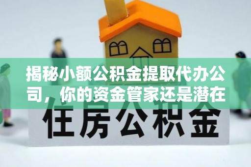 丰城揭秘小额公积金提取代办公司，你的资金管家还是潜在风险？