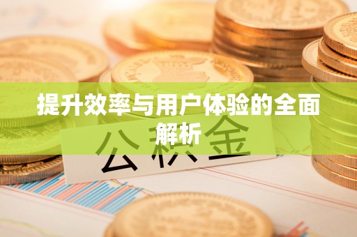 丰城提升效率与用户体验的全面解析